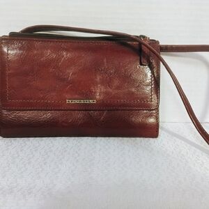 Fossil Vintage Women's Rich Brown Leather Crossbody